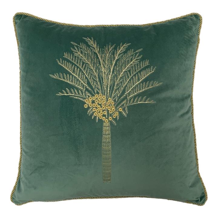 Embroidered Palm Cushion