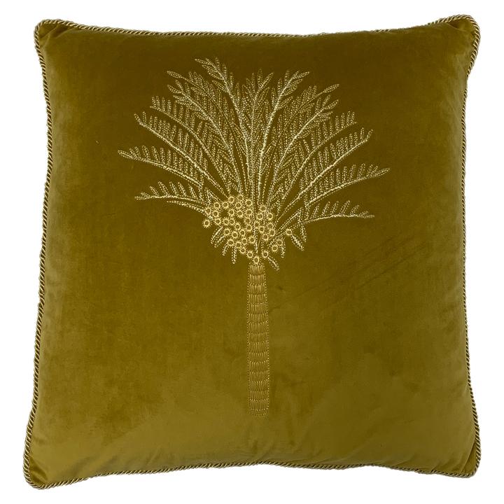Embroidered Palm Cushion