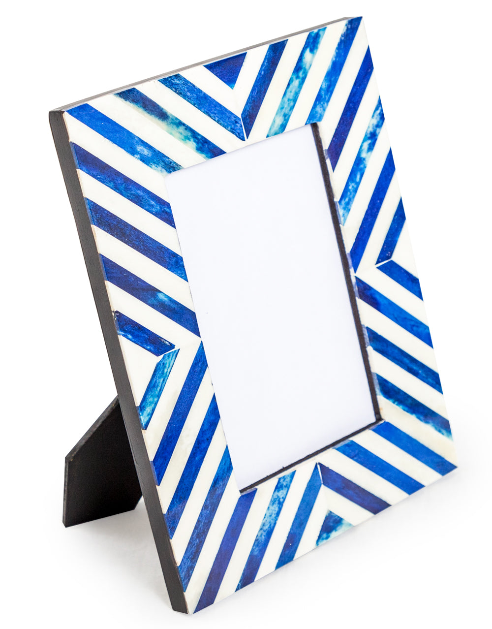 Blue & White Bone Inlay Photo Frame