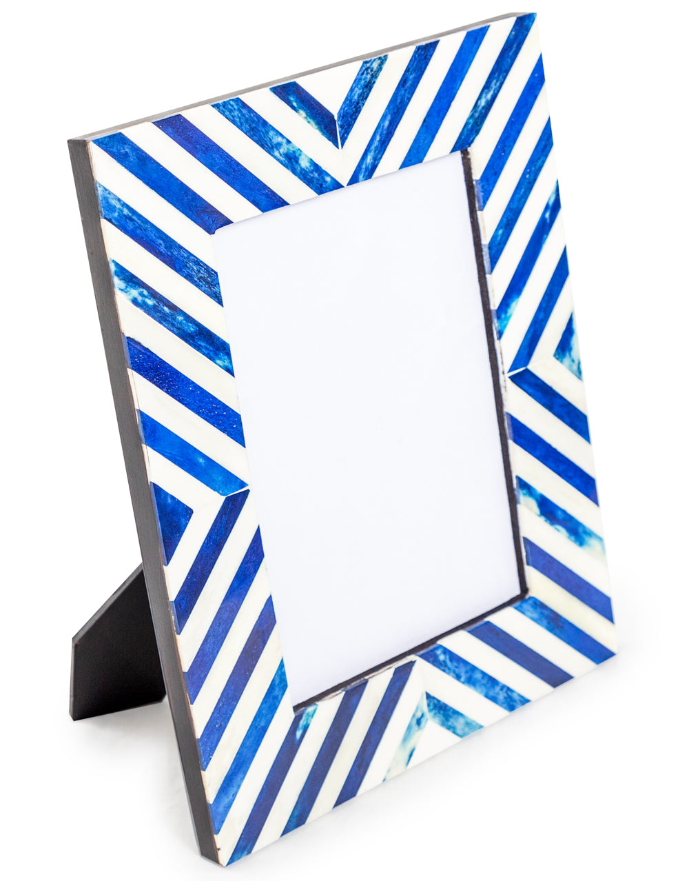 Blue & White Bone Inlay Photo Frame