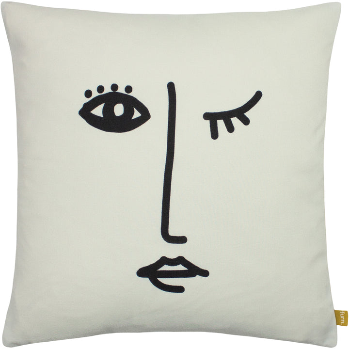 Wink Face Cushion, 100% Recycled