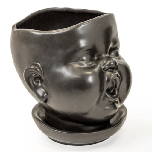 Large Ceramic Baby Face Planter/Vase | Various Options Available