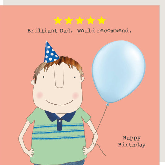 Brilliant Dad Five Star Card