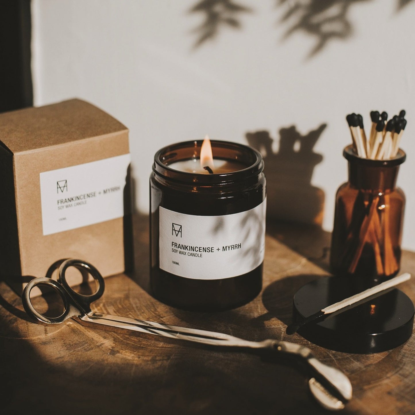 Frankincense & Myrrh Soy Wax Candle