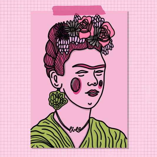 Frida Kahlo Art Print, A6