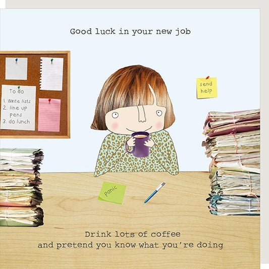 Good Luck In Your New Job Card