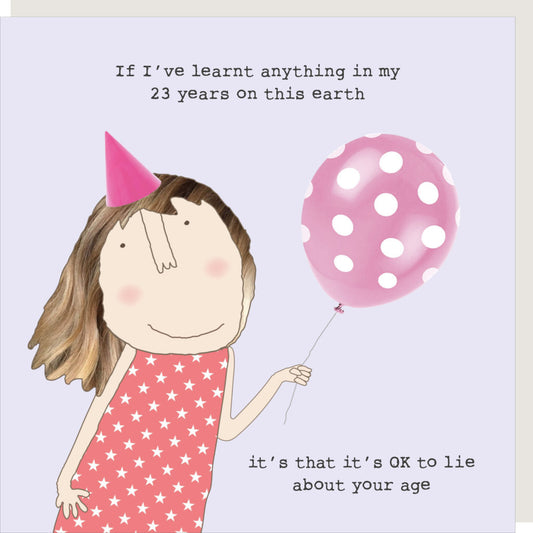 Lie About Age Card