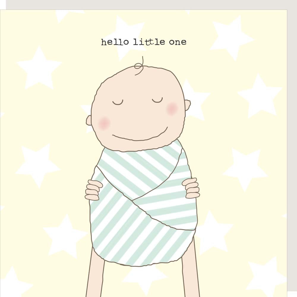 Hello Little One Unisex Baby Card