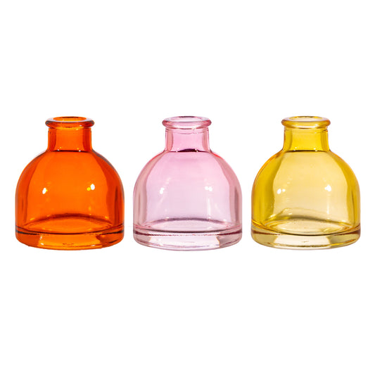 Mini Warm Toned Bud Vases | Set of 3