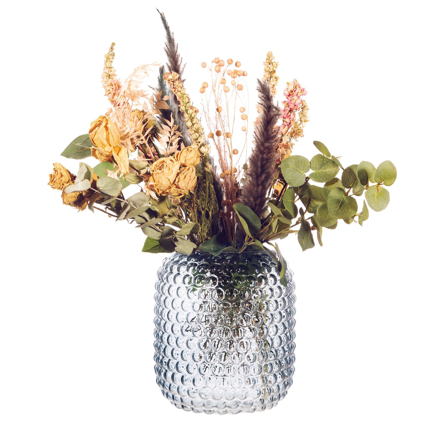 Bobble Glass Vase | Grey
