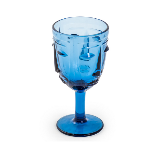 Face Wine Glass | Various Colours Available