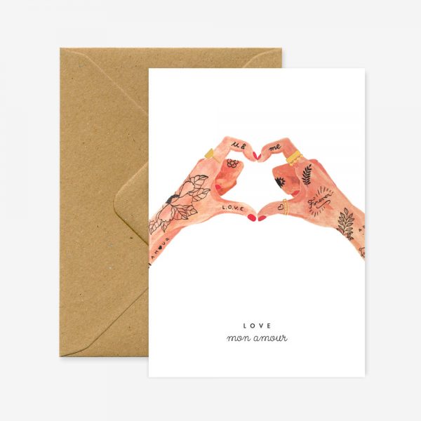 Hands Of Love, Mon Amour Card