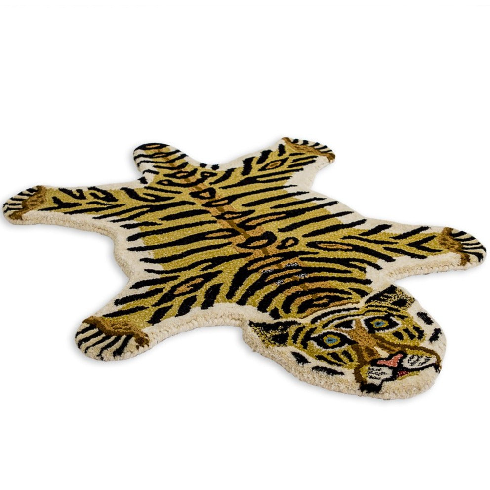 Hand Tufted Tiger Wool Rug