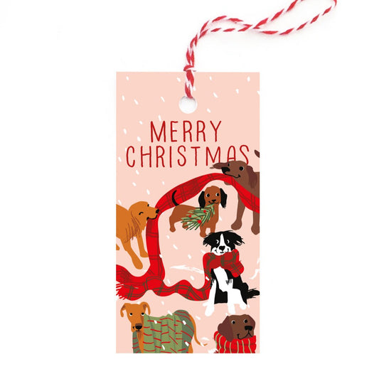 Christmas Dogs Gift Tags | Pack of 10