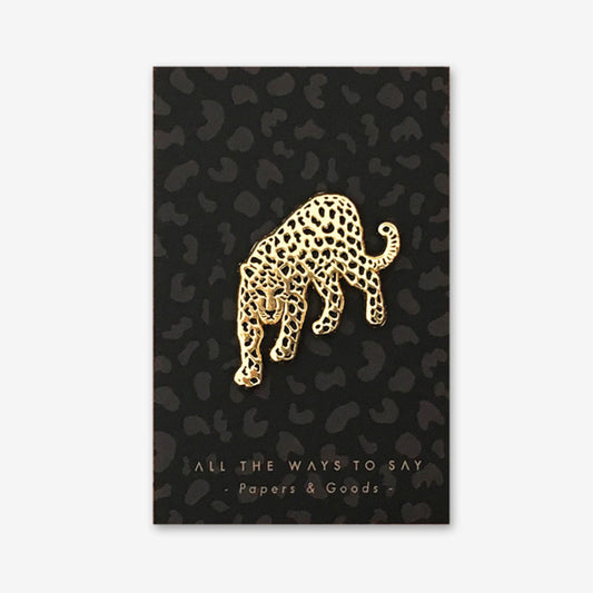 Leopard Pin Badge