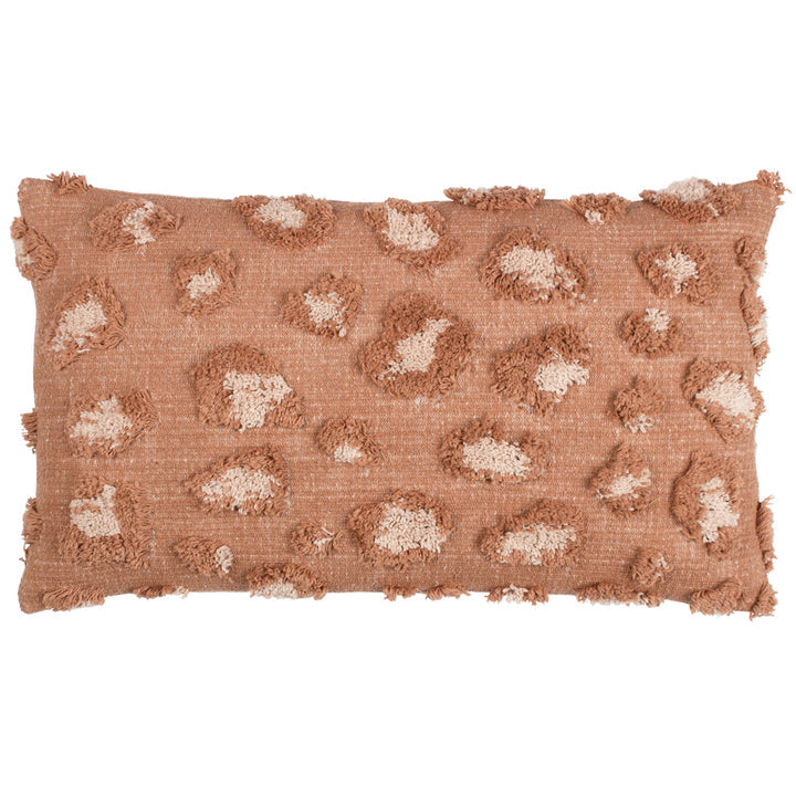 Tufted Leopard Print Cushion | Two Colours Available