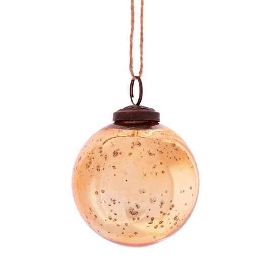 Gold Vintage Glass Bauble