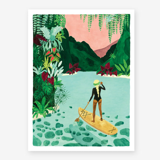 Paddle Art Print