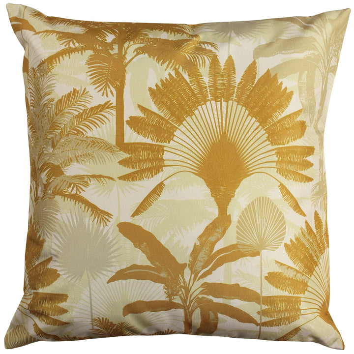 Golden Palms Tropical Outdoor Cushion