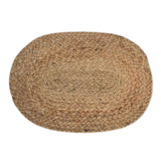 Natural Braided Jute Oval Placemats