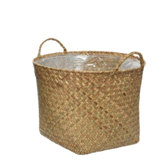 Woven Seagrass Storage Baskets/Planters | Two Colours