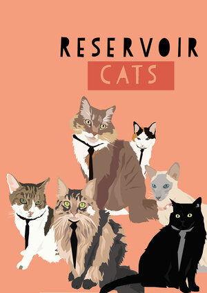Reservoir Cats Art Print