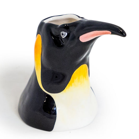 Ceramic Penguin Head Vase/Jar