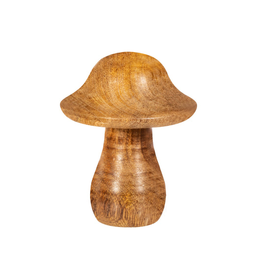 Mango Wood Toadstool Decoration