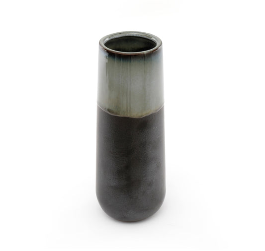 Grey Stoneware Ombre Vase