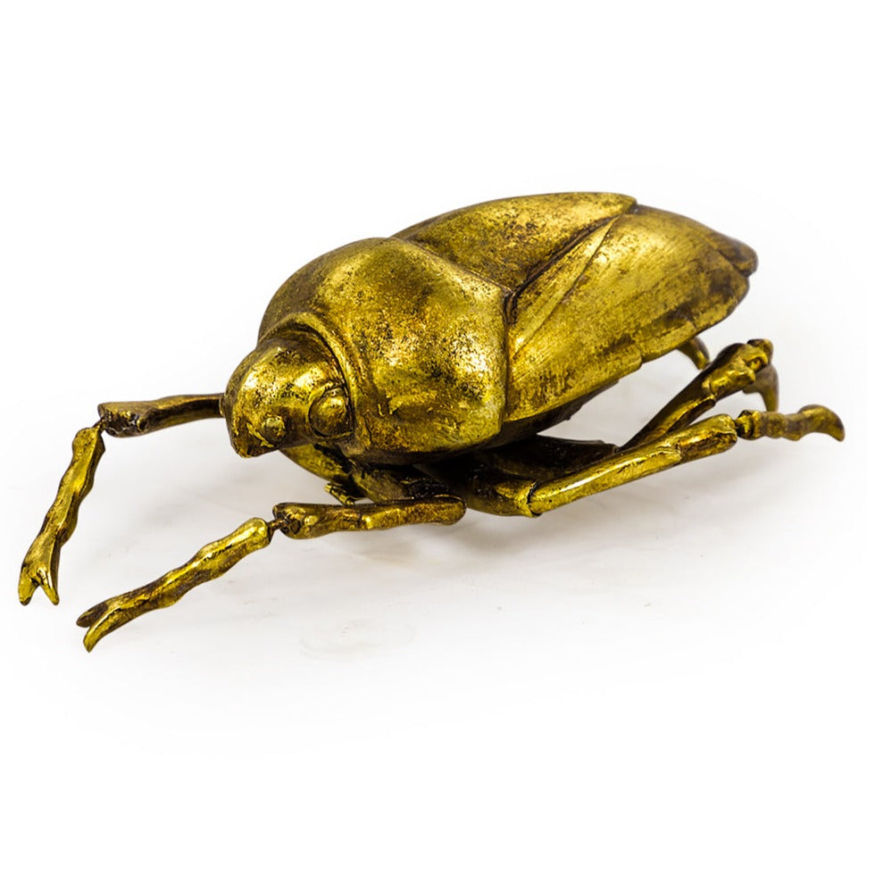 Large Gold Beetle Wall Decor | 29cm