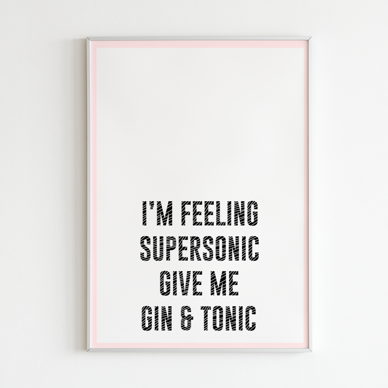 Supersonic Gin & Tonic Art Print