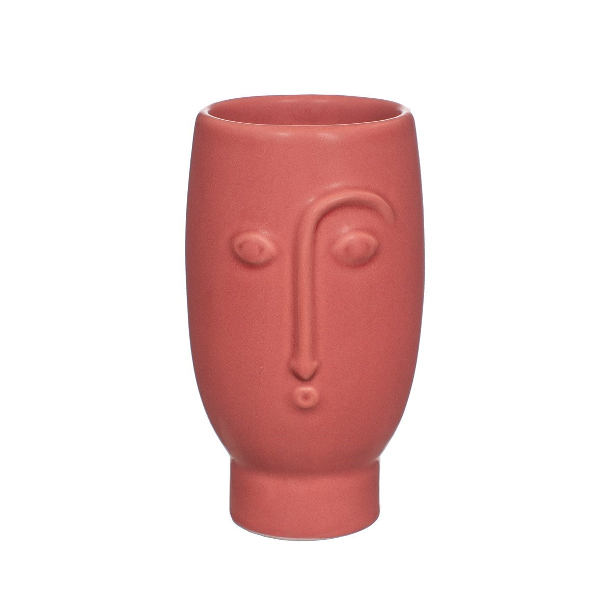 Mini Face Vase, Brick