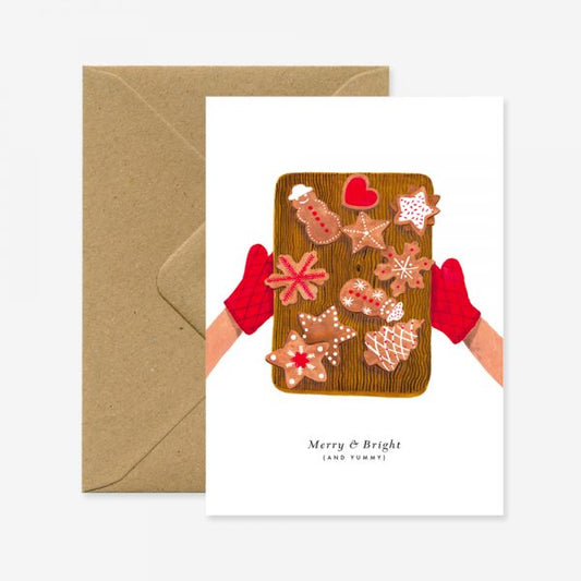 Merry & Bright Christmas Cookies Card