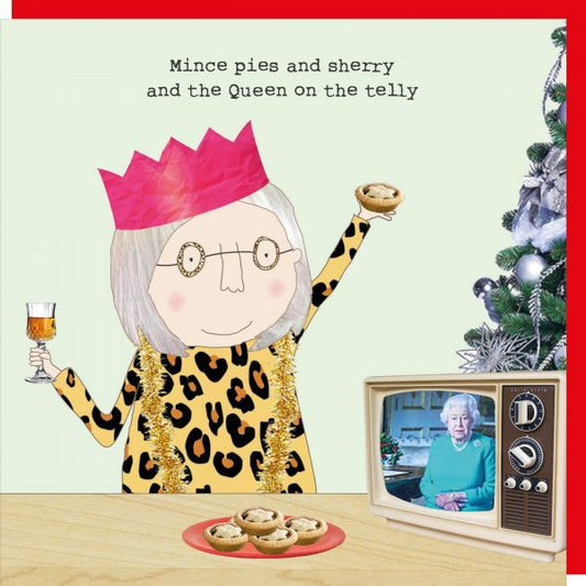 Mince Pies & Sherry Card