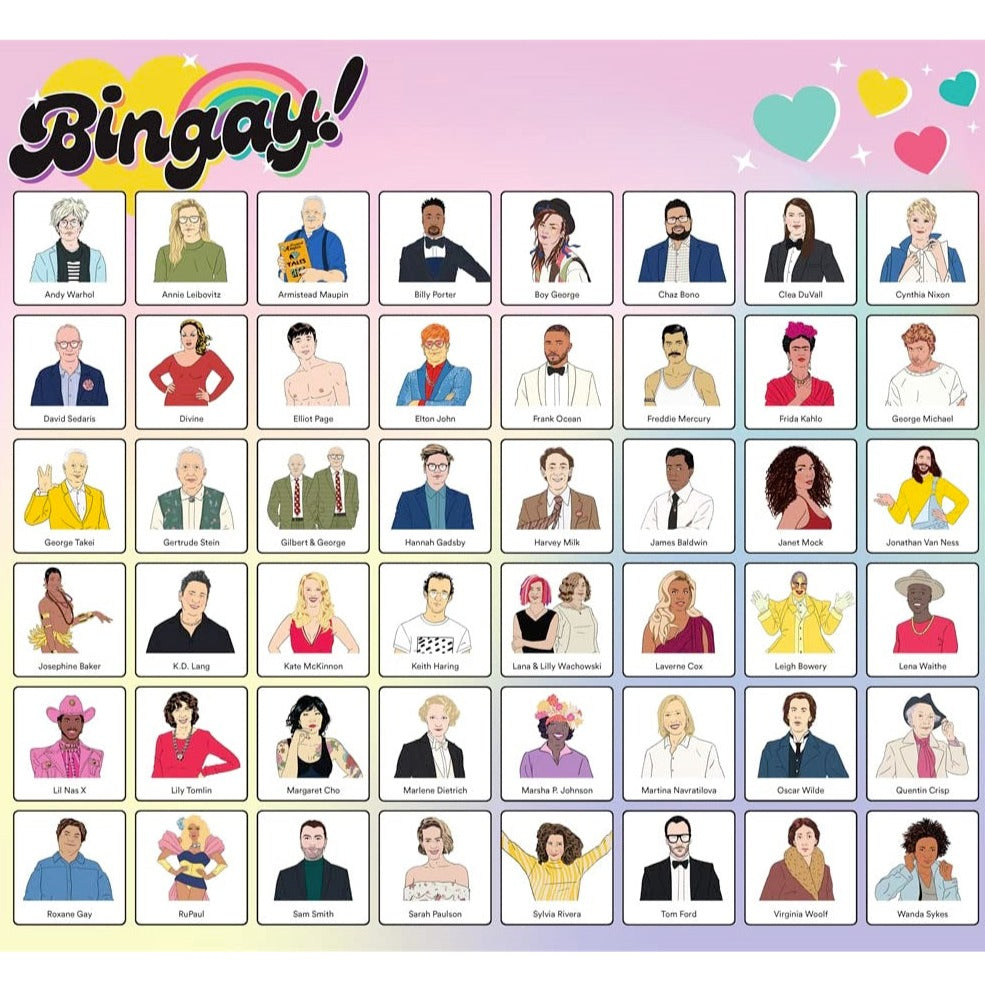 Bingay! Bingo Game | Celebrate LGBTQ+ Icons