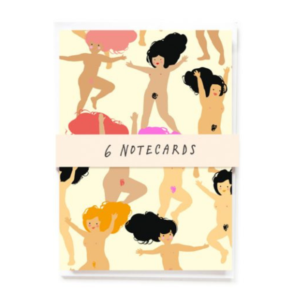 Nudies Notecards | Pack of 6