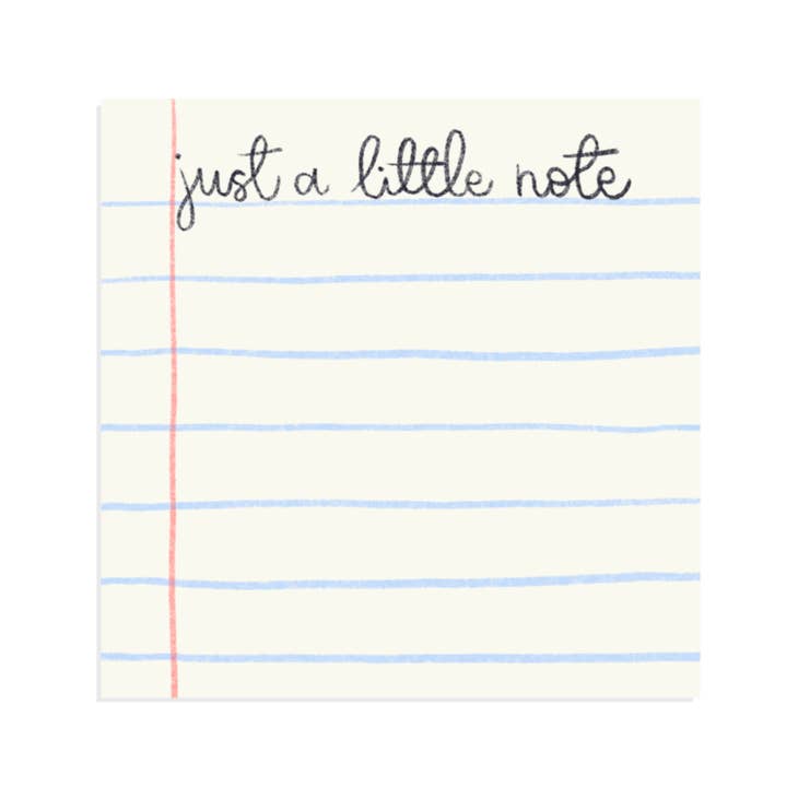 Just A Little Note Sticky Notepad