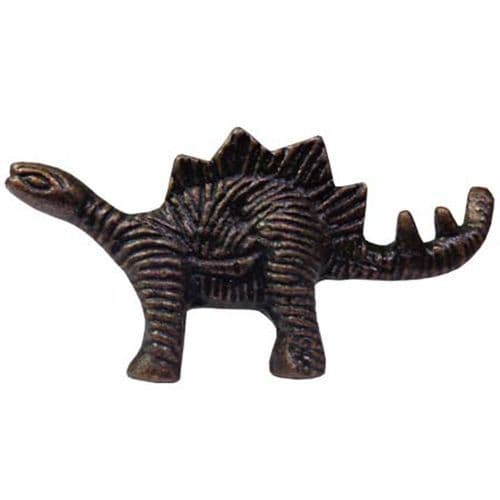 Antique Bronze Stegosaurus Dinosaur Drawer Knob