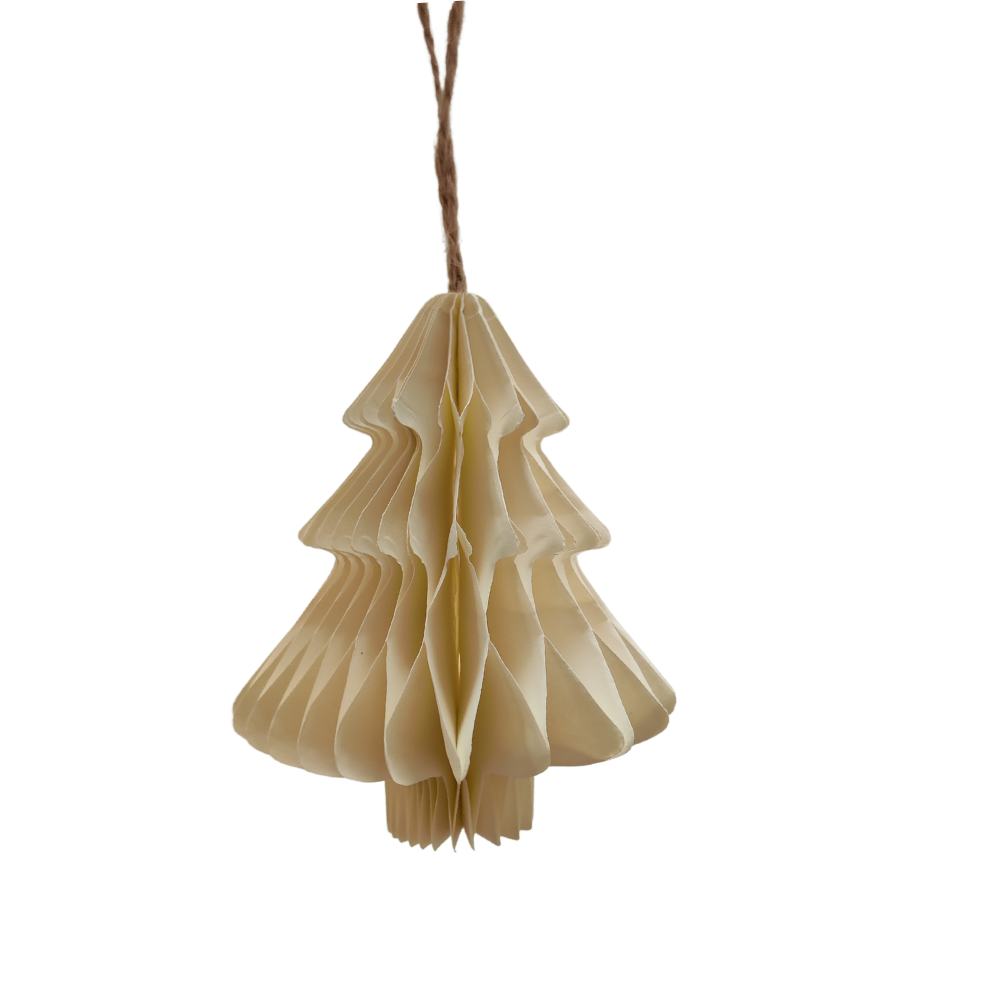 Honeycomb Tree Shaped Paper Hanging Christmas Tree Decoration