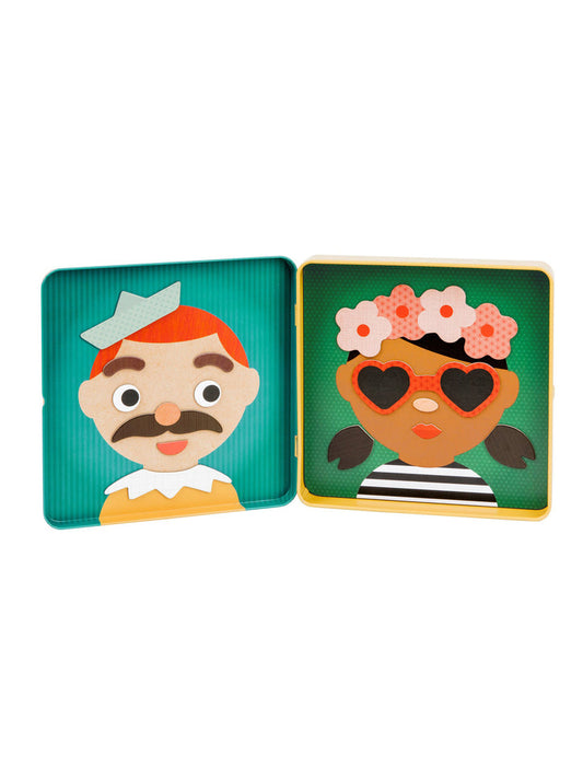 Funny Faces Magnetic Play Set